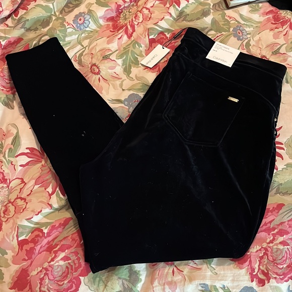 CALVIN KLEIN Size 3X PullOn Pant Modern Legging Contour SlimLeg Stretch $139 NEW - Picture 3 of 16